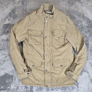 Rainforest Brand Military Field Barn Jacket Size Small Tan Quilted Lining